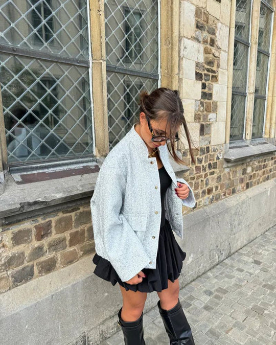 R&B | Pailletten-Bomberjacke