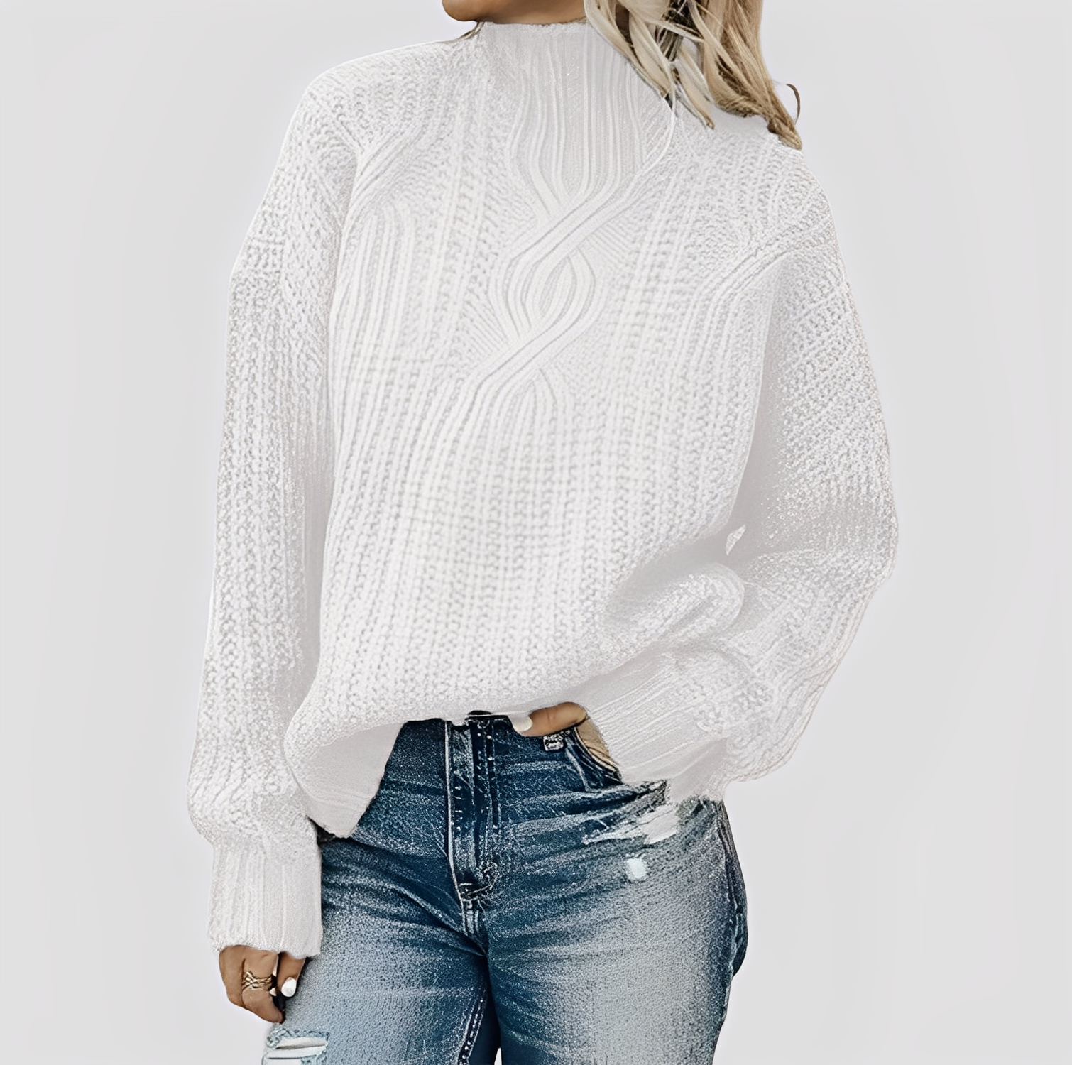 R&B | Stilvoller, Kuscheliger Strickpullover für Damen