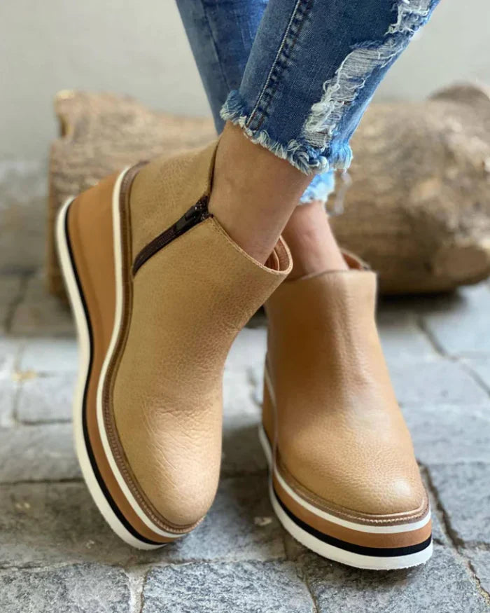 R&B | Damen Keilabsatz Stiefeletten