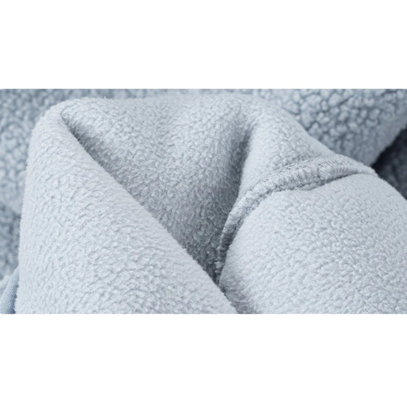 R&B | Kapuzenjacke mit Reißverschluss und Weichem Sherpa Stoff, Fleece Weste