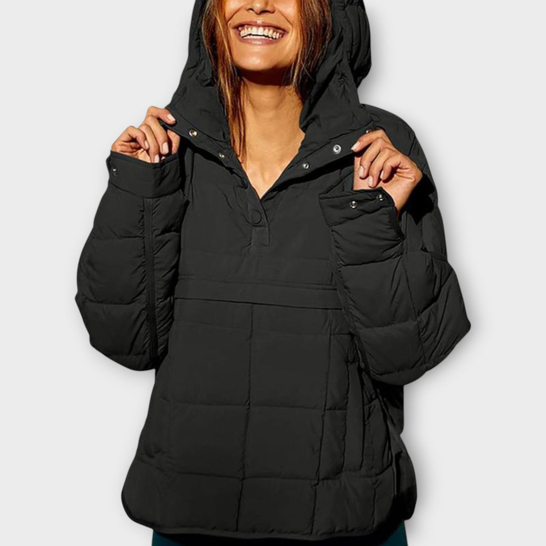 R&B | Gestepptes Jacket mit Kapuze