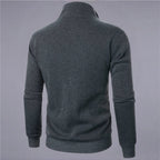 R&B | Klassisches Sweatshirt mit Reißverschluss Baumwollmischung Komfort und Stil