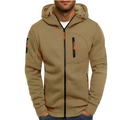 R&B | Freizeit Zip-Up Jacke mit Kapuze für Herren