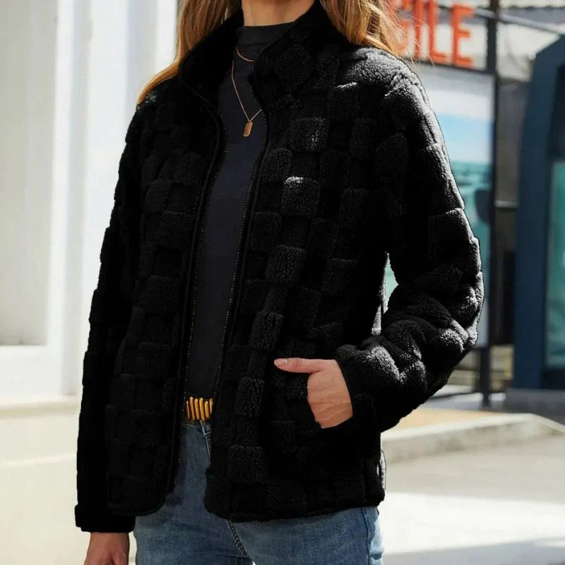 R&B | Karierte Winterjacke für Damen
