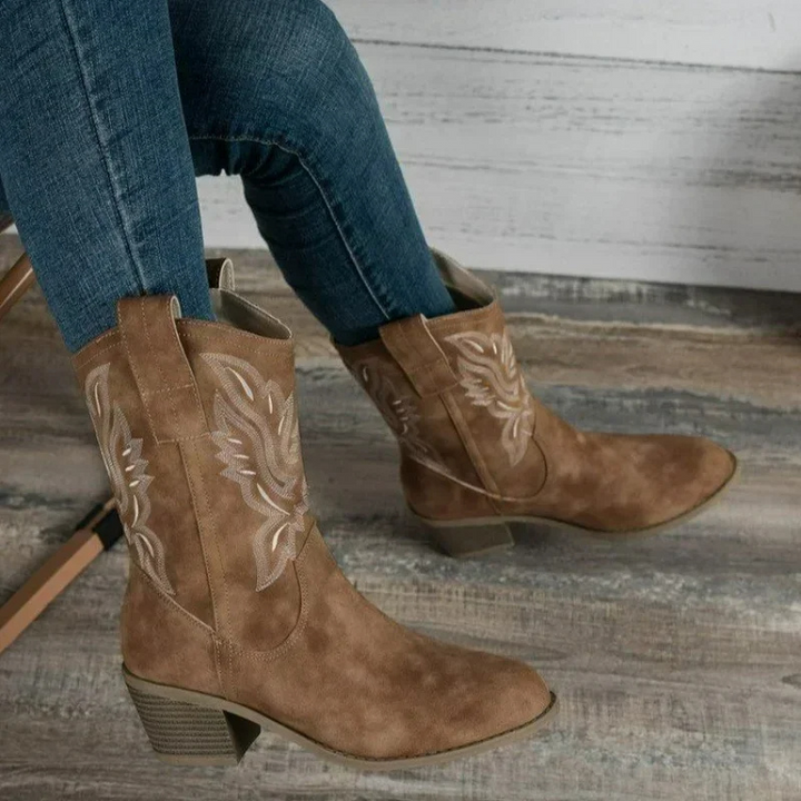 Feld | Western Cowboystiefel Mit Absatz