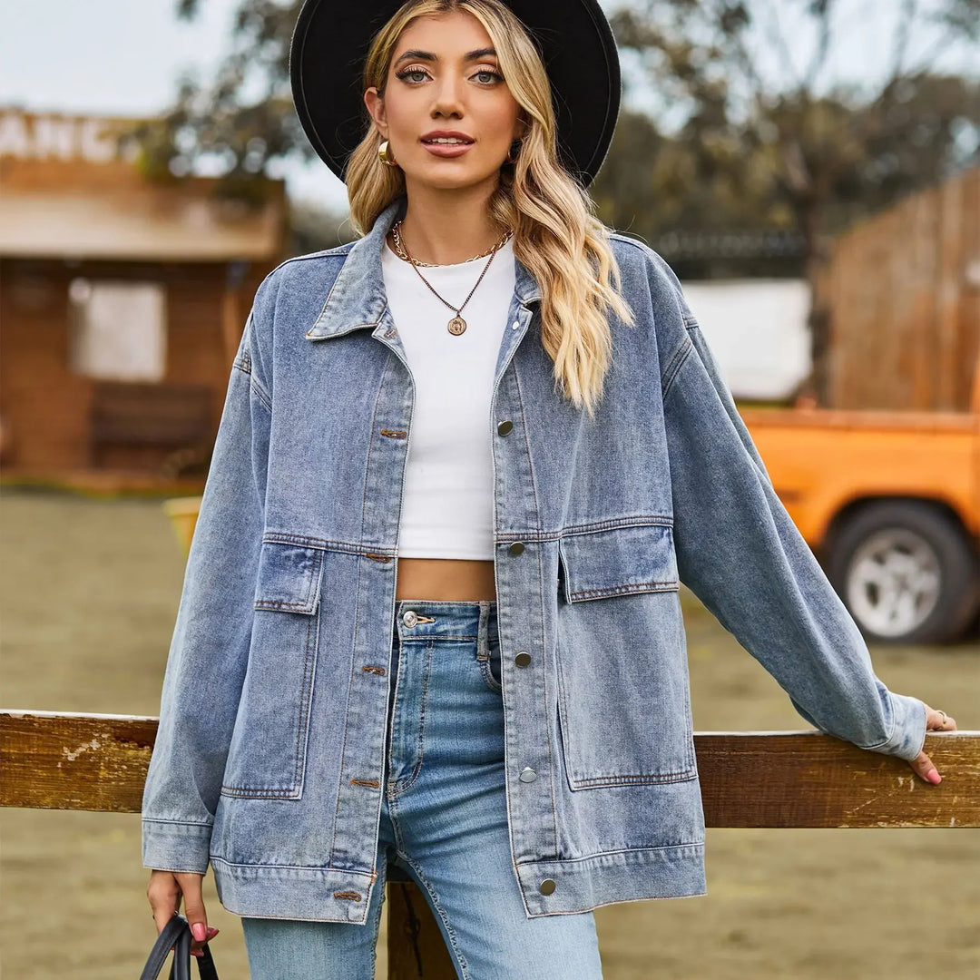 R&B | Vintage Jeansjacke für Frauen