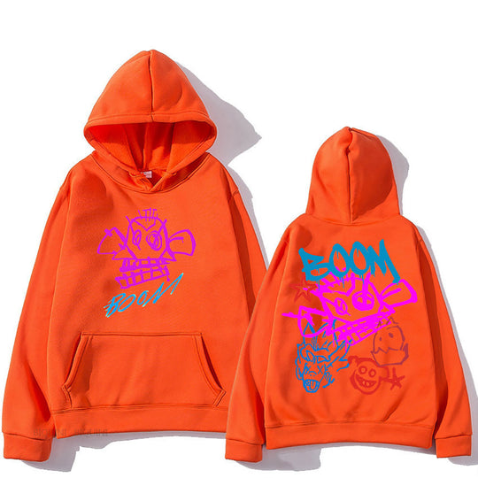 R&B | Arcane Jinx Cartoon Langarm-Hoodie