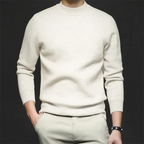 R&B | Klassischer Strickpullover Rundhals Zeitloses und Elegantes Aussehen