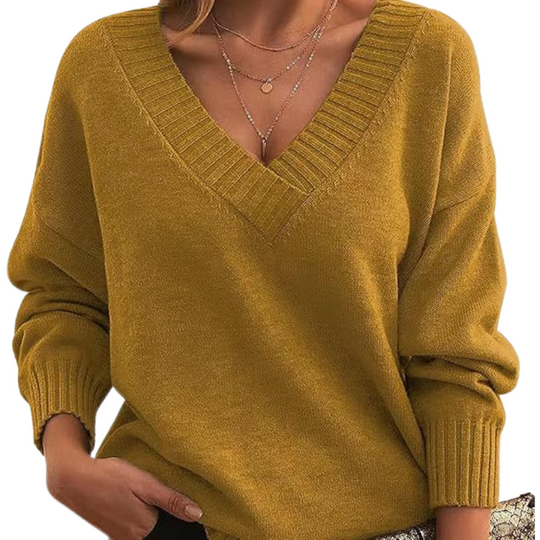 R&B | Schicker V-Ausschnitt Pullover für Frauen