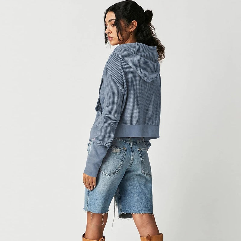 R&B | Lässiger Hoodie mit Strukturiertem GewR&Be Weich und Bequem Perfekt für Den Alltag