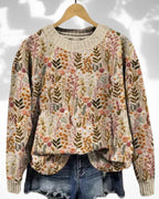 R&B | Bequemer Blumenpullover