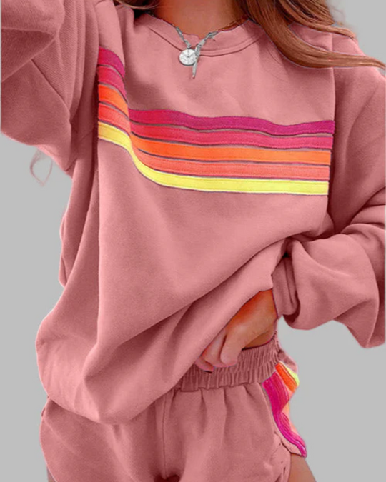 R&B | Gestreiftes Pyjama-Set