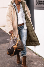 R&B | Trendy beidseitige Damen Wintermantel