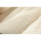 R&B | Weiche Sherpa Zip Up Hohe Kragenjacke, Fleeceweste