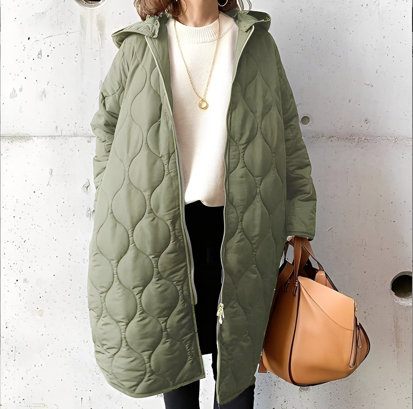R&B | Lässiger Parka-Mantel mit Kapuze für Frauen