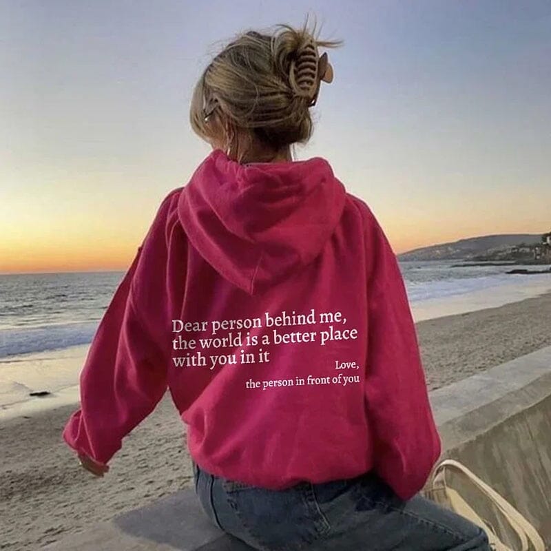 R&B | "Dear Person Behind Me" Hoodie