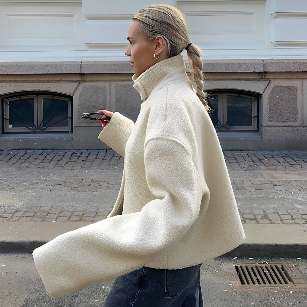 R&B | Modischer, lässiger Oversize-Fleece-Mantel für Frauen