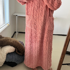 R&B | Winter korallen Samt-Homewear