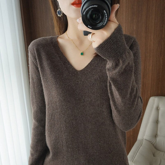 R&B | V-Ausschnitt Pullover