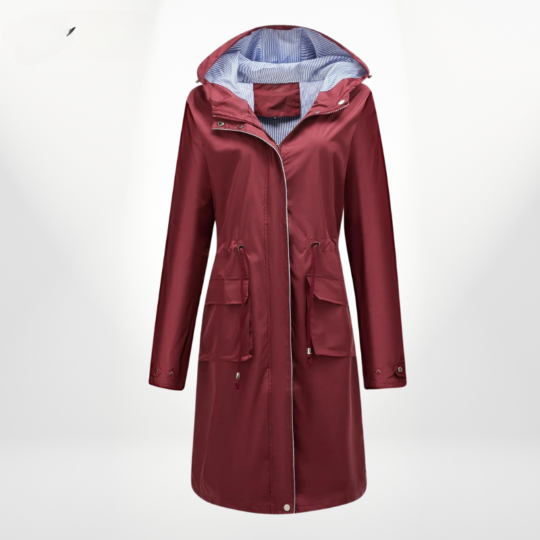 R&B | Damen Kapuzen Mantel in mittellanger Anorak-Form