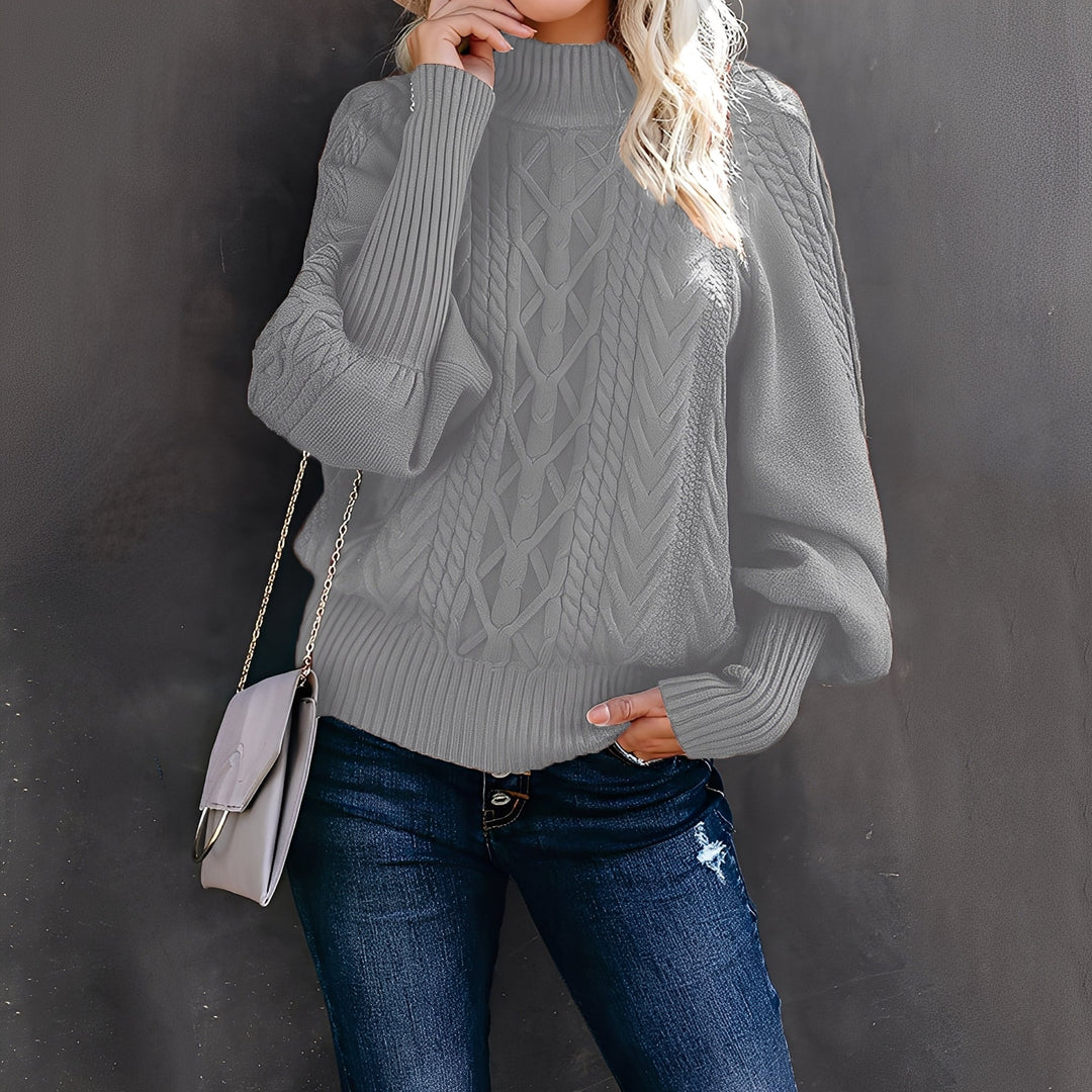 R&B | Eleganter, Lässiger Damen-Rollkragenpullover