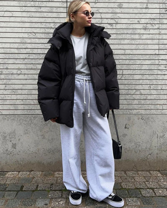 R&B | Lockere Baumwollgefütterte Jacke