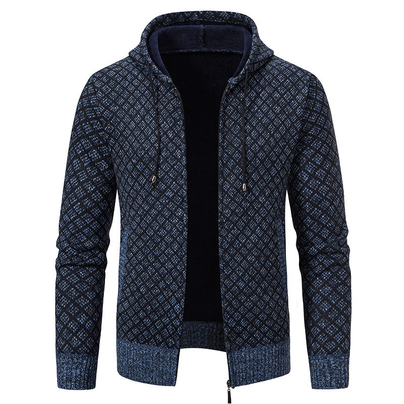 R&B | Elegante, schlanke Jacke mit Kapuze für Männer