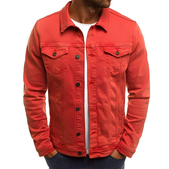 R&B | Stylische Denimjacke mit Taschen für Männer