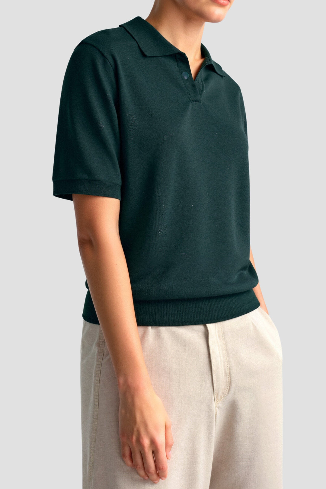 R&B | Bequeme Damen Polo mit Kurzen Ärmeln