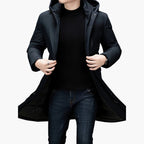 R&B | Stilvolle Winterjacke mit Kapuze für Männer