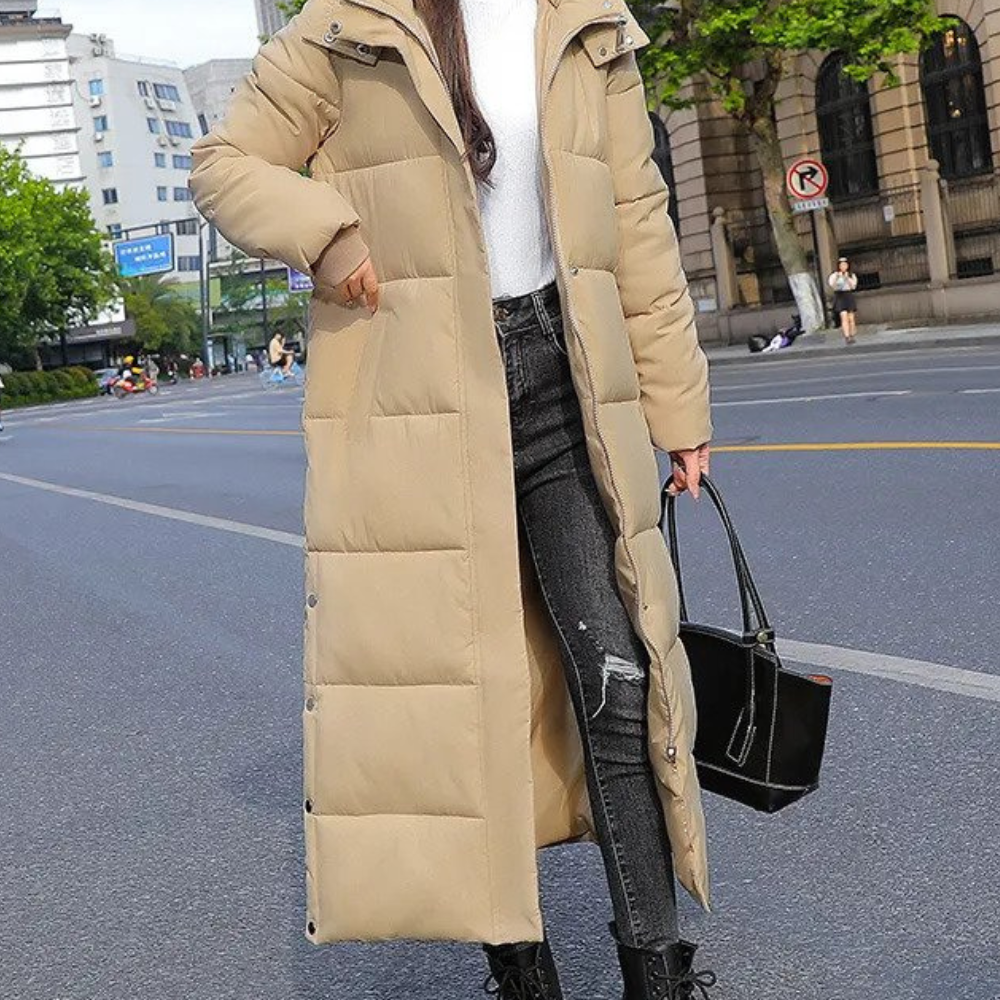 R&B | Parka Lange gesteppte Winterjacke für Damen
