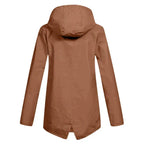 R&B | Trendy Damen Regenjacke mit Kapuze