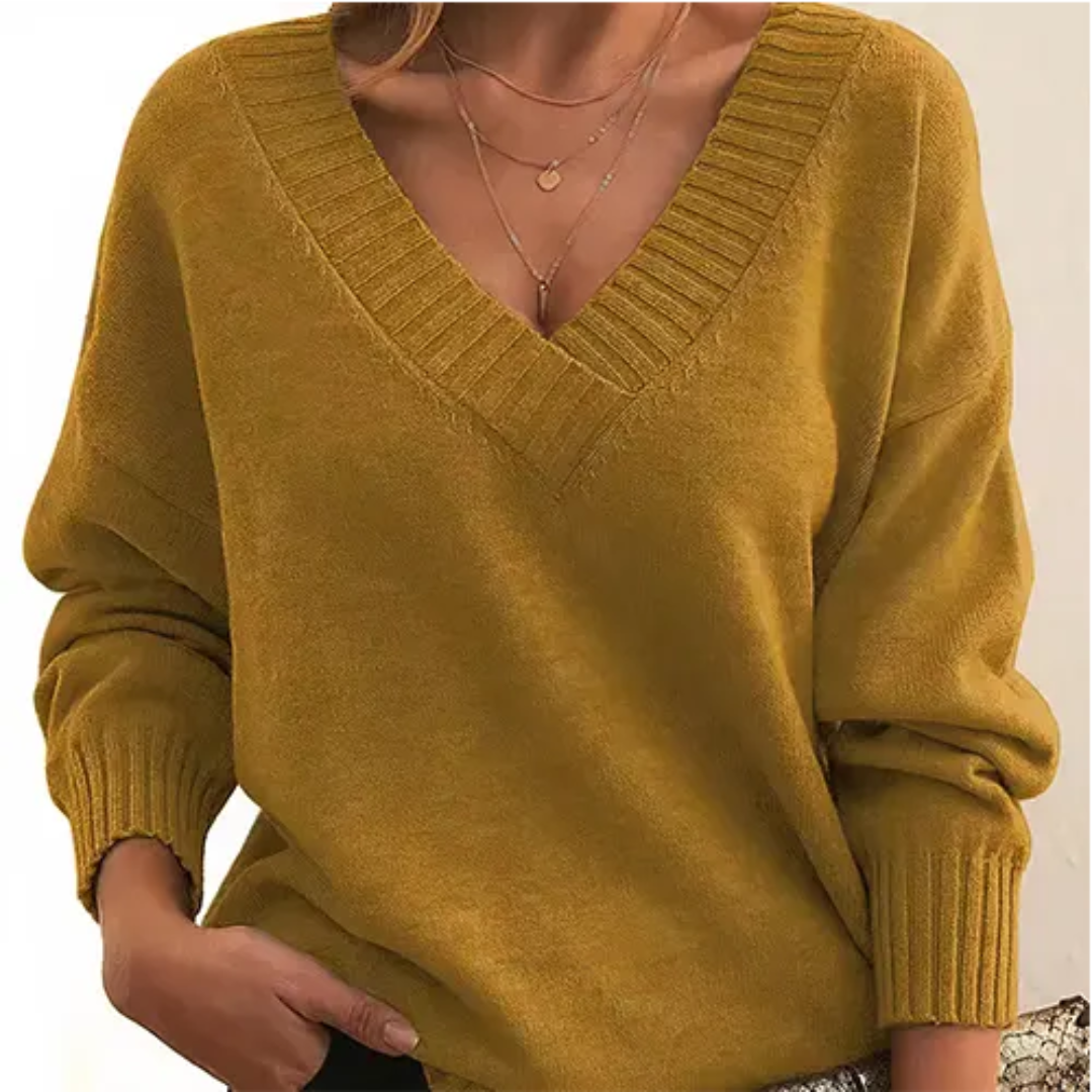 R&B | Pullover Winter V-Ausschnitt für Frauen