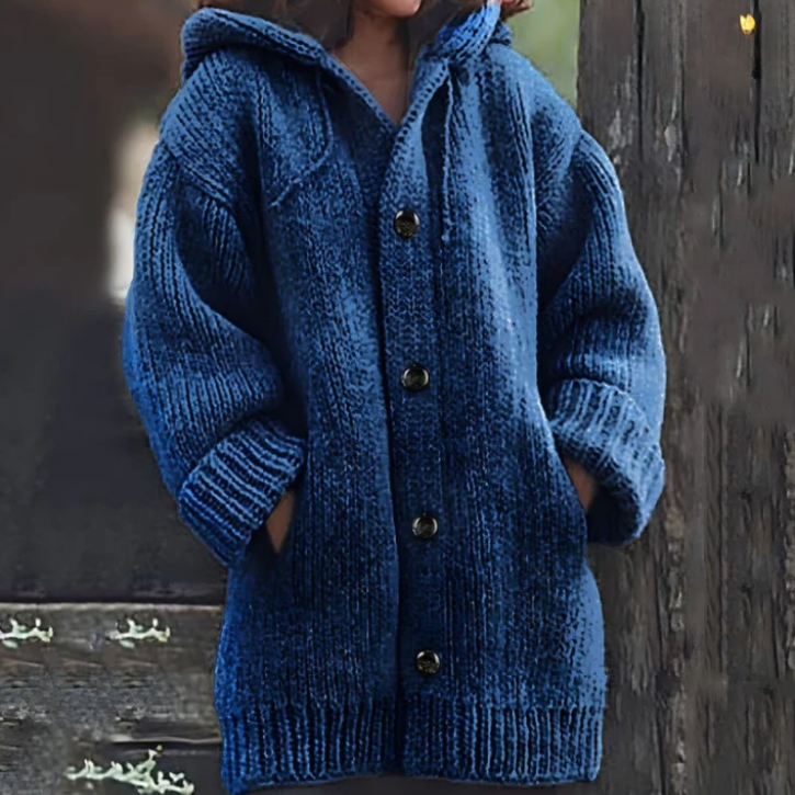 R&B | Lange Jacke mit Kapuze