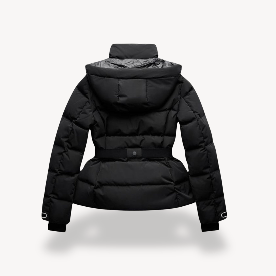 R&B | Damen Kapuzen Gürteltaschen Steppjacke