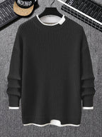 R&B | Überdimensionierter Strickpullover Acryl Lässig und Warm