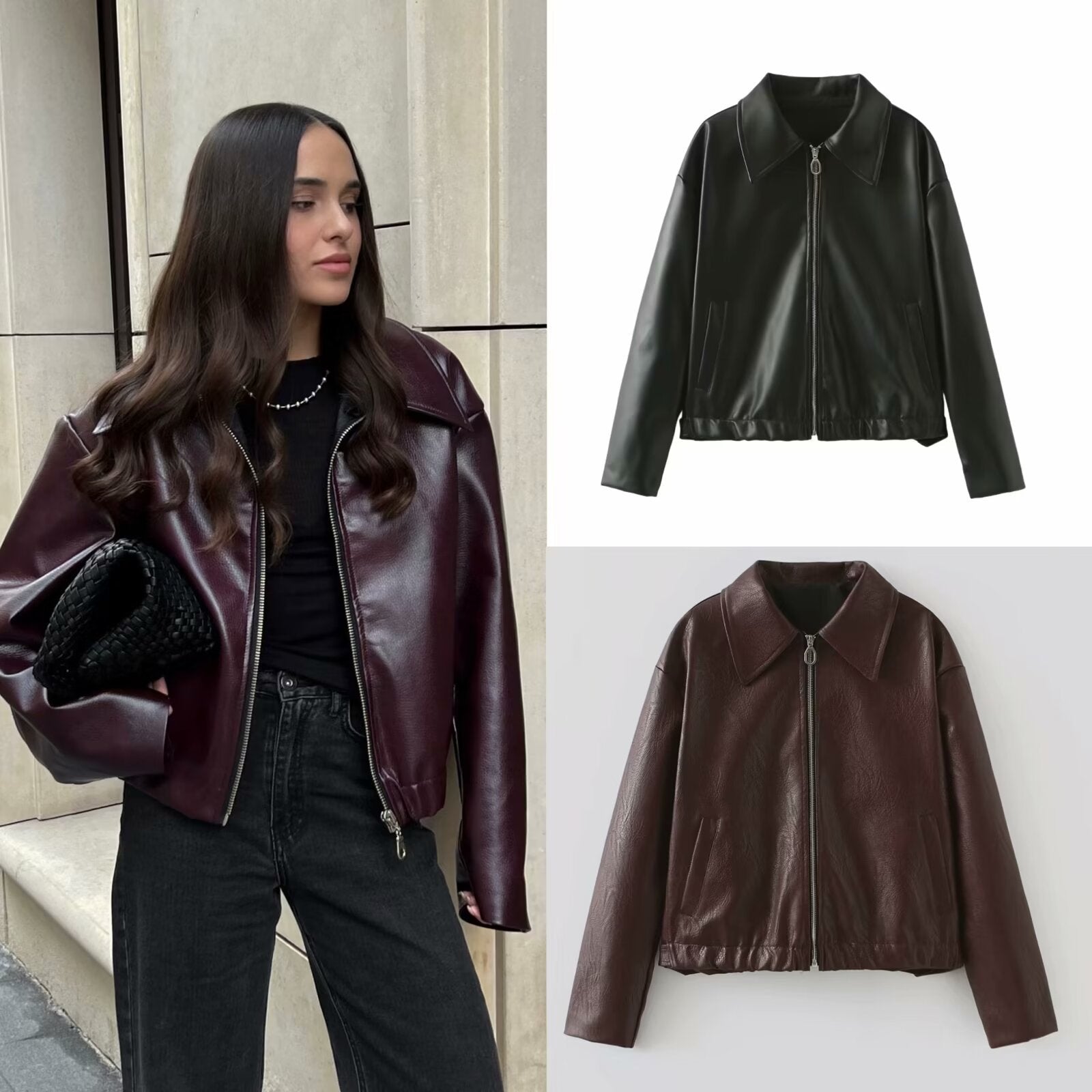 R&B | Elegante Lederjacke