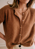 R&B | grob gestrickter Cardigan-Pullover