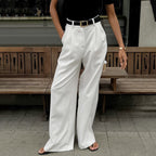 R&B | Hochgeschnittene Hose mit Weitem Bein