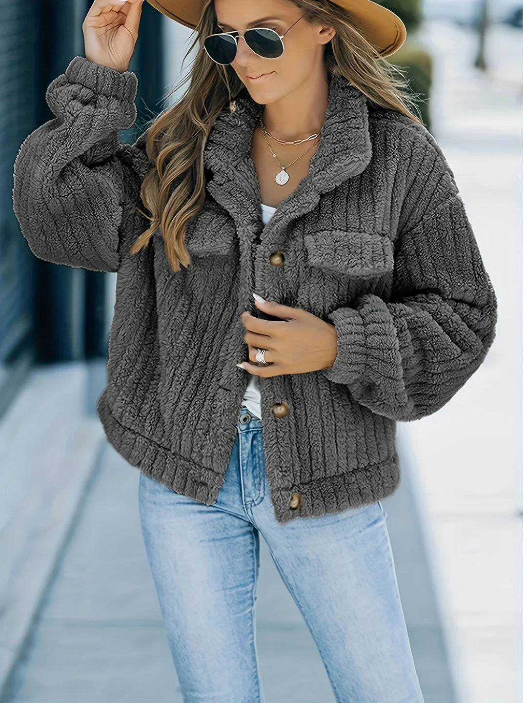 R&B | Truckerjacke mit Pelz