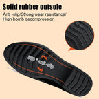 R&B | Damen Echtes Leder Metall Schnalle Samt Stiefel