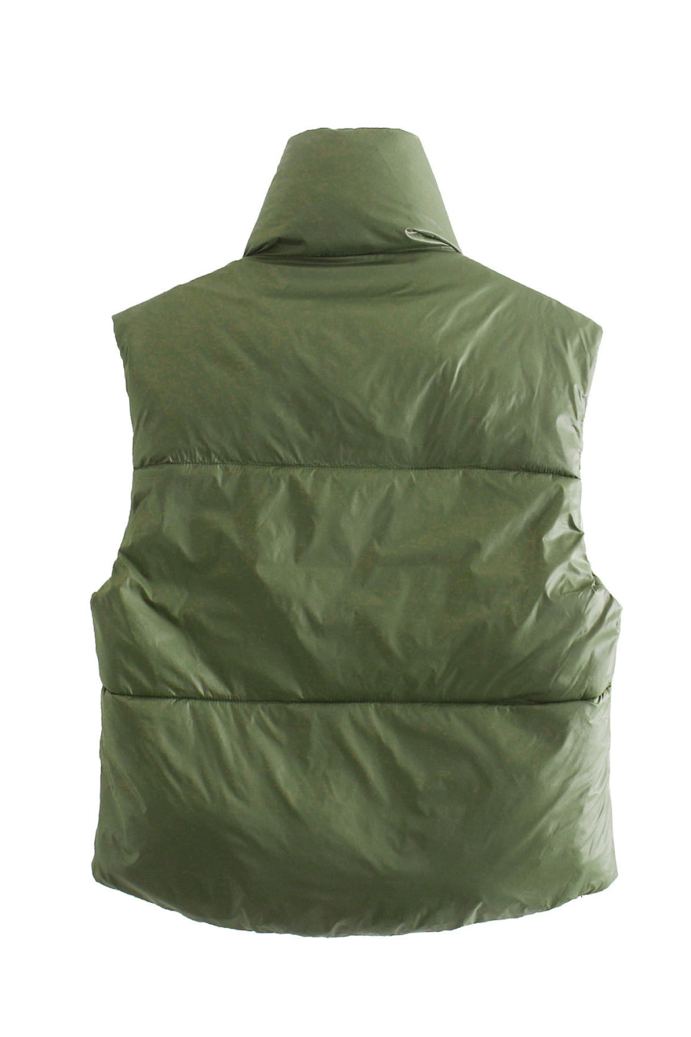 R&B | Zip-Up Drawstring Puffer Weste