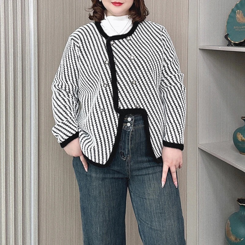 R&B | Elegante Bouclé-Jacke Damen