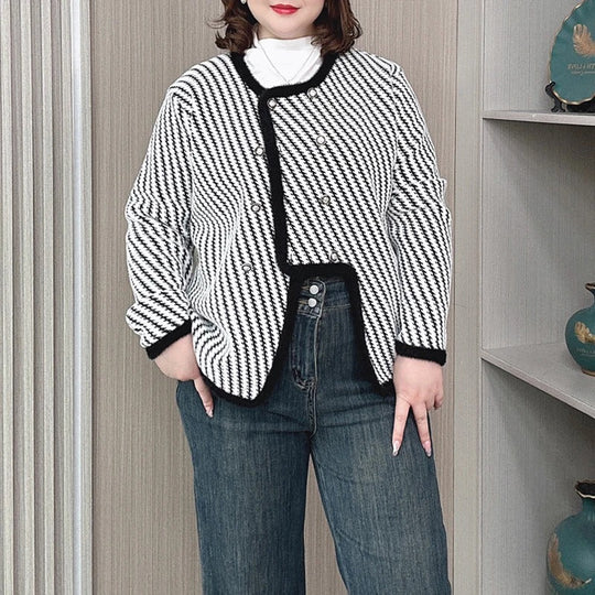 R&B | Elegante Bouclé-Jacke Damen