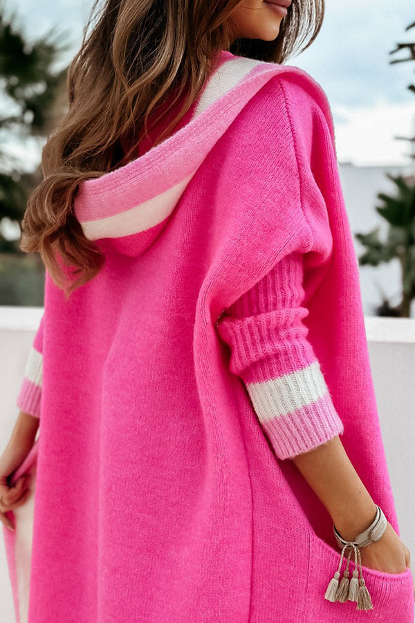 R&B | und Winter Freizeit Alleskönner Kapuzen langer Cardigan Pullover Jacke