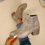 Damen-Stiefeletten aus Leder, orthopädisch & komfortabel R&B R&B