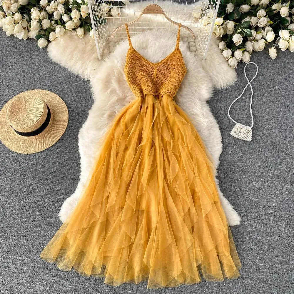 R&B | Kleid Aus Netzschlaufe