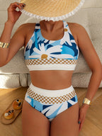 R&B | Großer Bikini mit geteiltem Reißverschluss