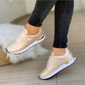 Komfortable Leder Damen-Sneakers R&B