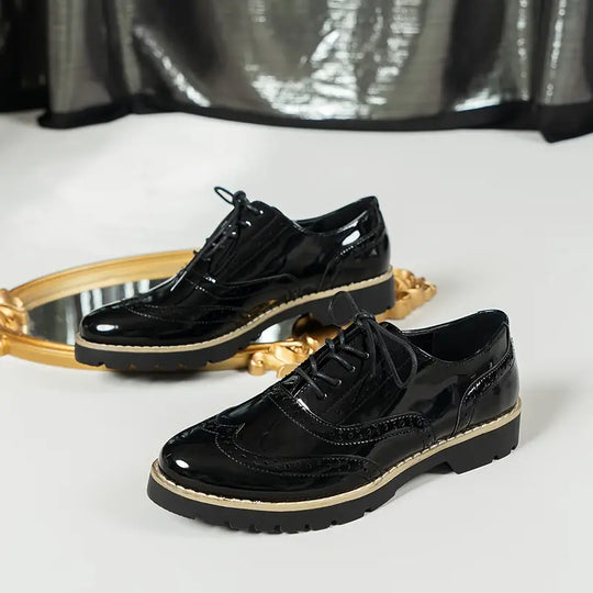 R&B | Modisch Gestanzte Lackschuhe Für Damen